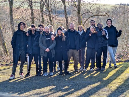 Jugendliche in einer Gruppe