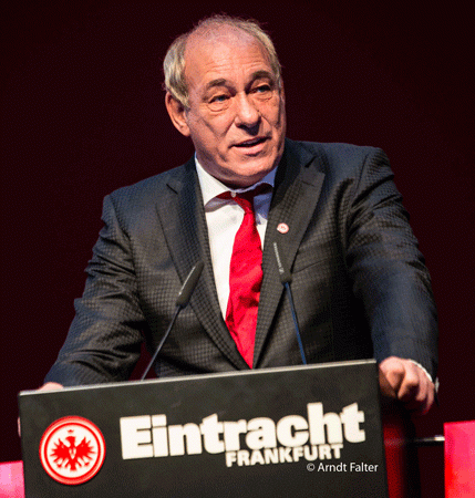 Peter Fischer, Präsident des Fußballvereins Eintracht Frankfurt, ist neues Integrationsvorbild