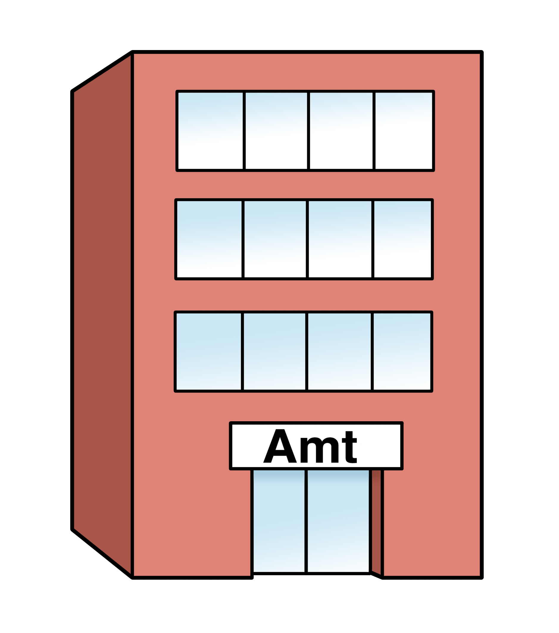 Grafik Amt Gebäude